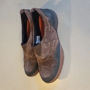 Merrell brown slip ons